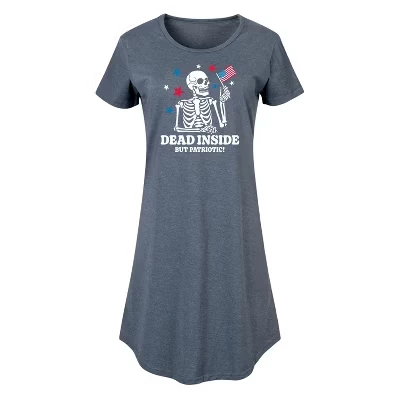 Женское платье Instant Message Dead Inside Patriotic, меланж