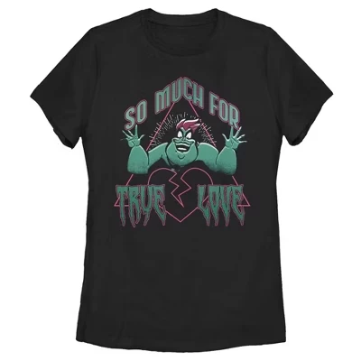 Женская футболка Ursula So Much For True Love черного цвета