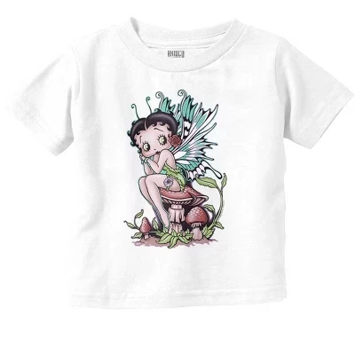Футболка для маленьких девочек Betty Boop с рисунком грибной Пикси из мультфильма 