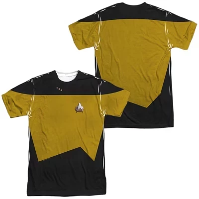 Мужская инженерная униформа Tng (принт спереди и сзади), костюмная футболка с коротким рукавом, белая
