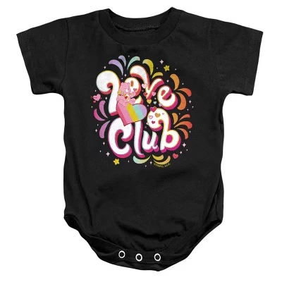 Baby  Love Club With Lovealot Bear Infant Bodysuit black