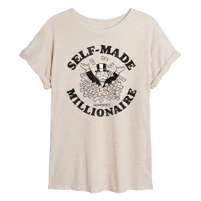 Женская футболка Millionaire Oversize с графическим рисунком, сделанная своими руками.