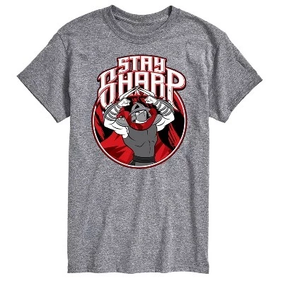 Мужская футболка с коротким рукавом и графическим рисунком Stay Sharp athletic heather