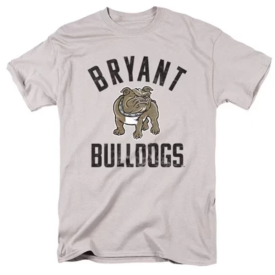 Мужская футболка NCAA Bryant Bulldogs, серебристая