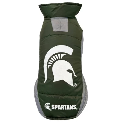 Жилет для собак NCAA Michigan State Spartans утепленный