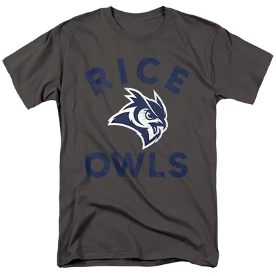 Мужская футболка NCAA Rice University, серый меланж