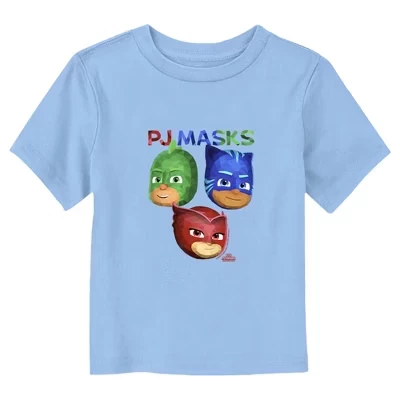 Футболка для девочек PJ MASKS Герои, голубая