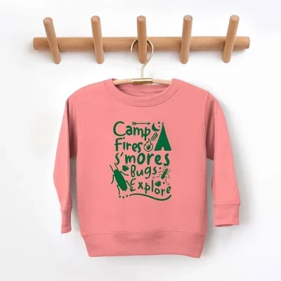 Детский свитшот The Juniper Shop «У костра», лиловый