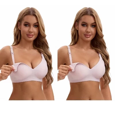 Бюстгальтер для кормления INSPIRE CHIC, 2 шт., розовый