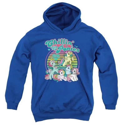 Мужская ретро-толстовка с капюшоном My Ponies для отдыха в стиле ретро.