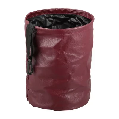 Складное автомобильное ведро Unique Bargains 20×16 см, красное