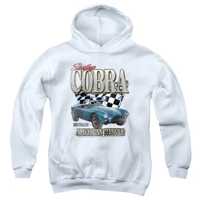 Толстовка с капюшоном Cobra American Muscle для мальчиков белого цвета
