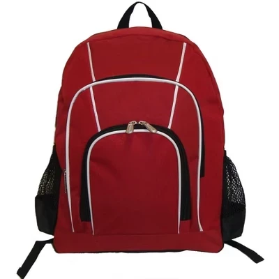 Рюкзак K-Cliffs 16″ школьный с сетчатыми карманами, ассорти