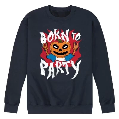 Мужская флисовая толстовка Born To Party Halloween с графическим рисунком
