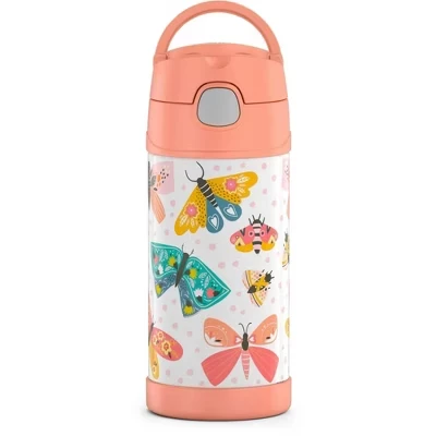 Детская бутылка Thermos Funtainer, 355 мл, бабочки