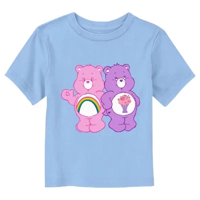 Детская футболка Care Bears Cheer и Share Bear, голубая