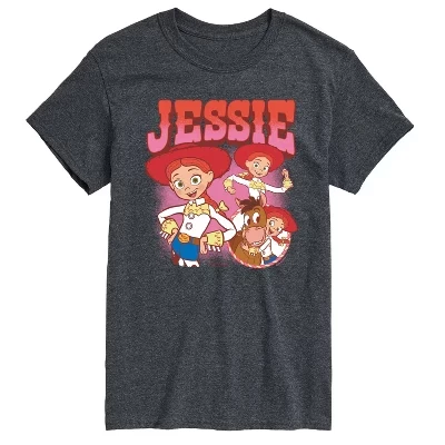 Мужская футболка с коротким рукавом Jessie And Bullseye и графическим рисунком heather charcoal