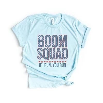 Женская футболка с коротким рукавом Boom Squad Varsity Stars с графическим рисунком для женщин