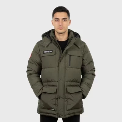 Мужская утепленная парка Canada Weather Gear, оливковая
