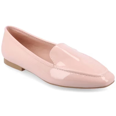 Женские лоферы Journee Collection Tullie квадратный носок, розовые