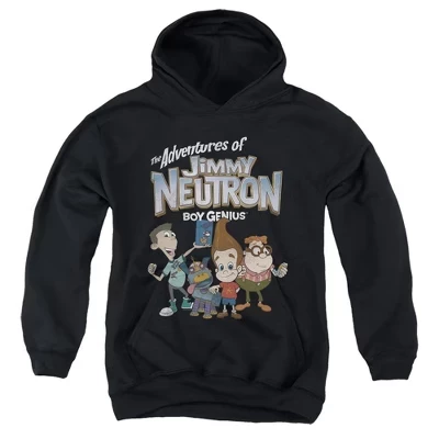 Толстовка с капюшоном от Jimmy Neutron Group для мальчиков, черная