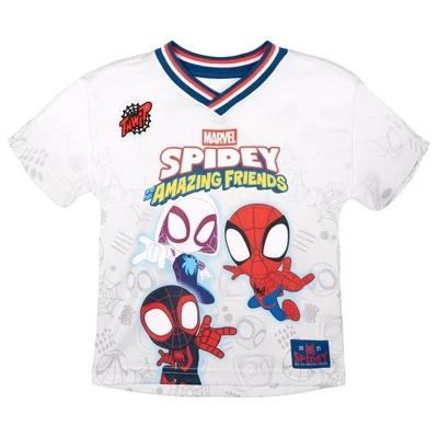 Детская сетчатая майка Marvel Spidey, светло-серая