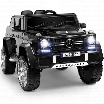 Детская электромашина Costway Mercedes-Benz 12 В, черная