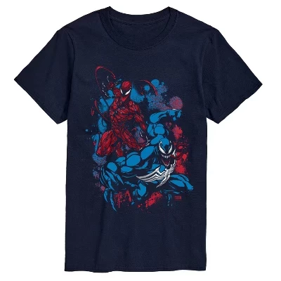 Мужская футболка с коротким рукавом Venom Carnage с графическим рисунком