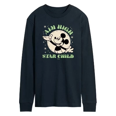 Мужская футболка с длинным рукавом Aim High Star Child с графическим рисунком