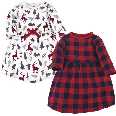 Детские платья с длинными рукавами Hudson 2pk woodland fawn