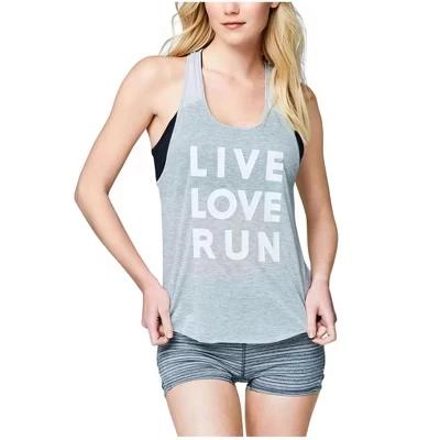 Женская майка с беговой дорожкой Live Love Run Racerback