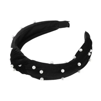 Женский бархатный ободок Unique Bargains, черный