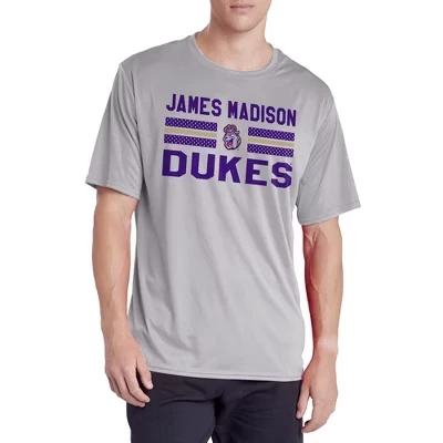 Мужская спортивная футболка James Madison University Sport Active из джерси в полоску athletic heather