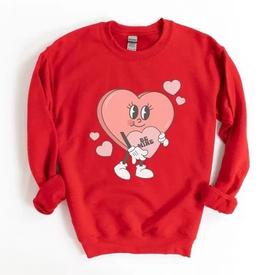 Женский свитшот Simply Sage Market Be Mine, красный