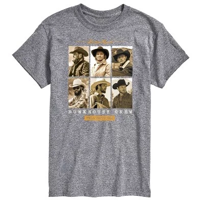 Мужская футболка Bunkhouse Cowboy Crew с коротким рукавом и графическим рисунком athletic heather