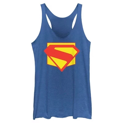 Женская спортивная майка с логотипом Superman Shield Racerback