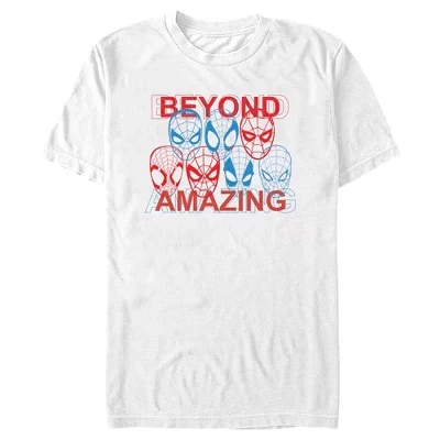 Мужская футболка : Beyond Amazing 3D Masks белого цвета