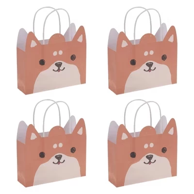 Набор подарочных пакетов Unique Bargains, 4 шт, оранжевые