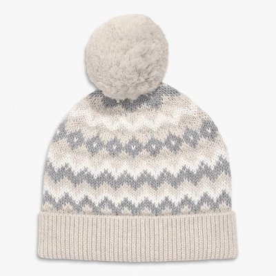 Детская шапка Primary Fair Isle, песочный меланж