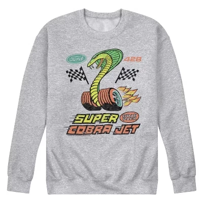 Мужская флисовая толстовка Super Cobra Jet Drag Pack 428 Racer с графическим рисунком athletic heather