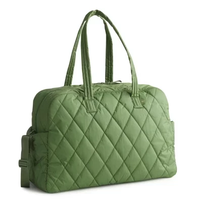 Женская дорожная сумка Outlet Ultralight большого размера Weekender зеленого цвета