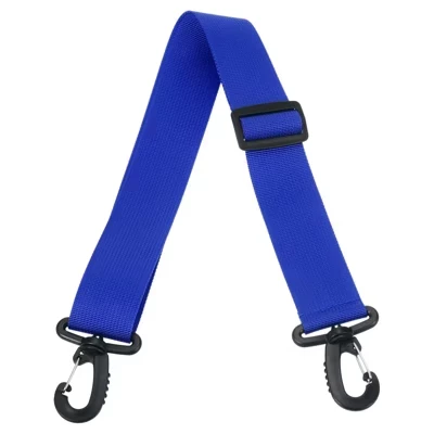 Adjustable Nylon Ice Skate Snowboard Boots Roller Skate Leash blue