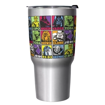 Colorful Character Boxes Stainless Steel Tumbler w/Lid stainless steel