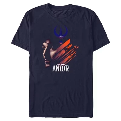 Мужская футболка Star Wars Andor, Кассиан, синяя