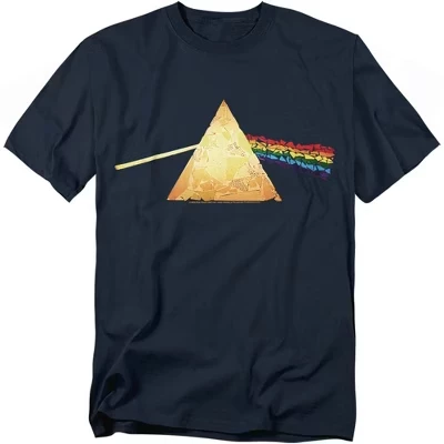 Мужская футболка Pink Floyd Broken Glass Prism, синяя