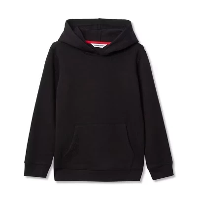 Худи для девочек Lands End флисовое, черное