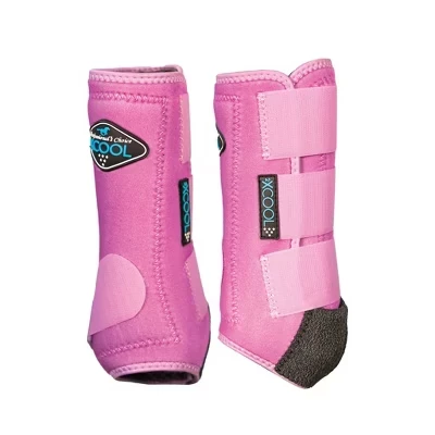 Профессиональные ботинки 2XCOOL Horse Front Boots - Тройное охлаждение и поддержка из кевлара - Несколько размеров orchid