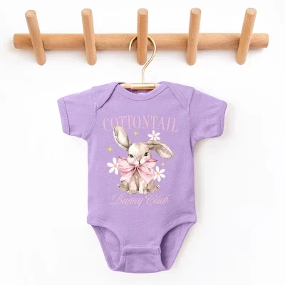 Детское боди с коротким рукавом Coquette Cottontail Bunny Club