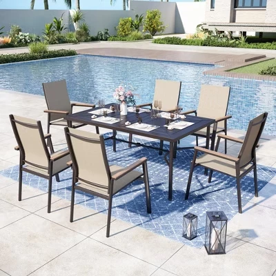 Обеденный набор Captiva Designs на 7 персон, бежевый