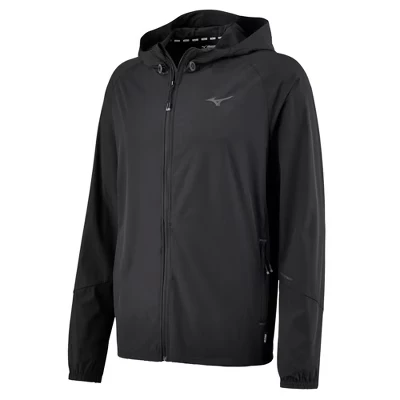 Мужской дождевик Mizuno Infinity складной, черный